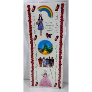 Wizard Of Oz StickyPix Acid-Free Sticker Sheet Dorothy & Friends 12"x5"